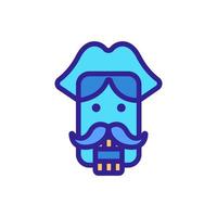 nutcracker Icon vector. Isolated contour symbol illustration vector