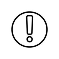 Notice event icon vector. Isolated contour symbol illustration vector