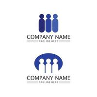 People logo, Team, Succes people work, Group and Community, Group Company and Business logo vector and design Care, Family icon Succes logo