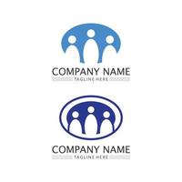 People logo, Team, Succes people work, Group and Community, Group Company and Business logo vector and design Care, Family icon Succes logo