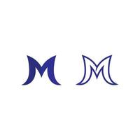 M Letter Logo Template vector