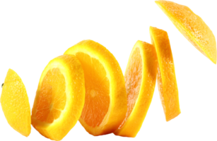 fatia de laranja isolada png