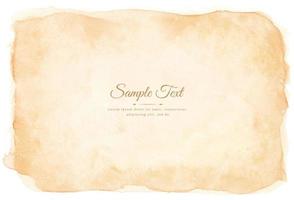 watercolor with a hand drawn in the paper old parchment sheet vintage aged or texture isolated on white background vector