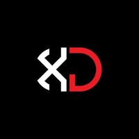 XJ letter logo creative design with vector graphic