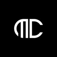 MC letter logo creative design with vector graphic