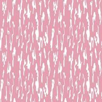 Abstract curved lines seamless pattern white smudge tracery on pink background irregular rhythm and size illustration vector