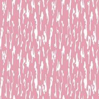 Abstract curved lines seamless pattern white smudge tracery on pink background irregular rhythm and size illustration vector