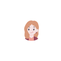 avatar donna d'affari per utente social png