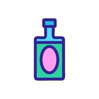 tequila icon vector. Isolated contour symbol illustration vector