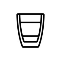 measuring bowl whipping glass icon vector outline illustration