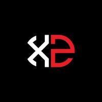 XZ letter logo creative design with vector graphic