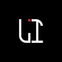LI letter logo creative design with vector graphic