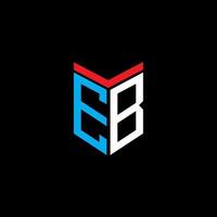 EB letter logo creative design with vector graphic