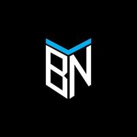 BN letter logo creative design with vector graphic