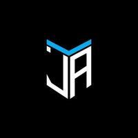 JA letter logo creative design with vector graphic