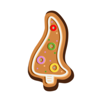 Christmas cookies in the shape of a Christmas tree png