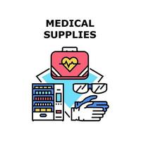 Medical supplies icon vector illustration