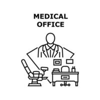 Medical office icon vector illustration