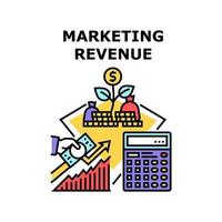 Marketing Revenue Vector Concept Illustration