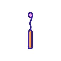 match icon vector outline illustration