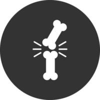 Arthritis Glyph Inverted Icon vector