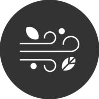 Emergency Button Glyph Inverted Icon vector
