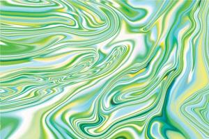 holographic acid green liquid marble texture background vector