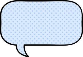 comic book style cartoon speech bubble vector