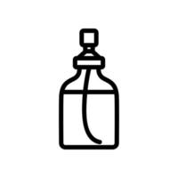 jar with dispenser icon vector outline illustration