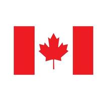 bandera de canadá ilustración vectorial eps10 vector