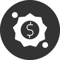 Winning Glyph Inverted Icon vector