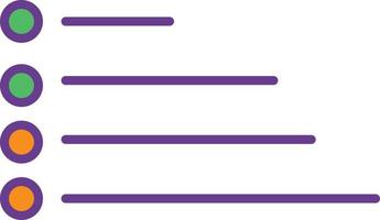 Option Line Filled Two Color vector