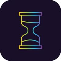 Hourglass Gradient Icon vector