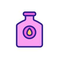 technical lubricated bottle icon vector outline illustration