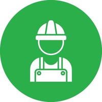 Worker Line Two Color vector