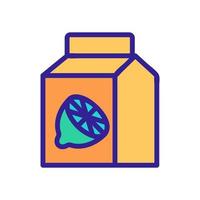 vector de icono de jugo de limón. ilustración de símbolo de contorno aislado