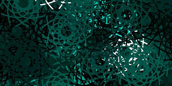 Light Green vector pattern with abstract shapes.