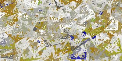Light Gray vector backdrop with triangles, lines.