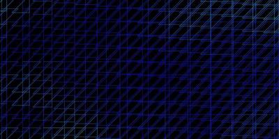 Dark BLUE vector pattern with lines.