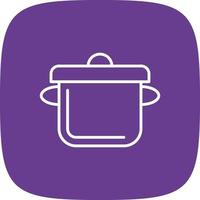 Cooking Line Round Corner vector