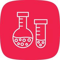 Experiment Line Round Corner vector