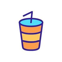 Delicious lemonade fresh vector icon. Isolated contour symbol illustration