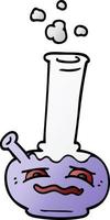 cartoon doodle bong vector