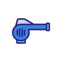 household portable blower icon vector outline illustration