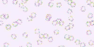 Light multicolor vector background with spots.