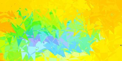 Light multicolor vector backdrop with triangles, lines.
