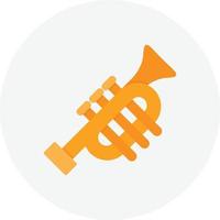 Trumpets Flat Circle vector