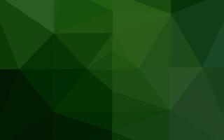 Dark Green vector low poly layout.