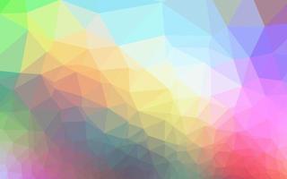 luz multicolor, arco iris vector textura de baja poli.