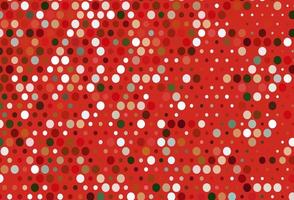 Light Green, Red vector background with bubbles.